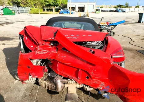 2016 Porsche Boxster from USA, damaged, VIN WP0CA2A85GS120546